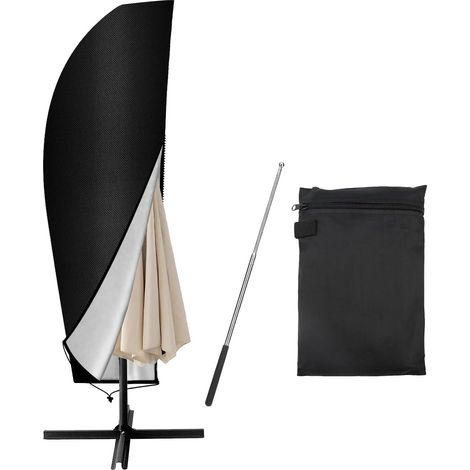Housse Parasol Deporte avec Poteau, Couverture de Parasol aux Parasols de 2 À 4m,aux UV,Tissu Oxford Housse de Protection (265x40/70/50cm) (1/5)