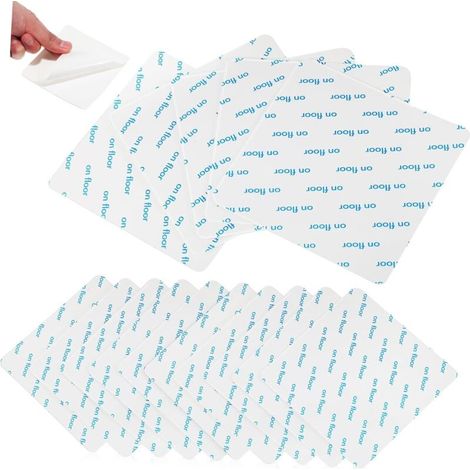Bardusch-16pièces Tapis Antidérapants Coussinets Pour Sols Et Carrelage Fixateurs De Tapis Carrés (1/5)