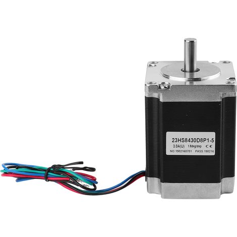 3A 2-Phasen-Schrittmotor 1,8° 23HS8430 Schrittmotor 8mm Wellendurchmesser (1/5)