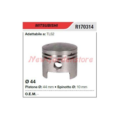 Pistone segmenti spinotto MITSUBISHI decespugliatore TL52 170314