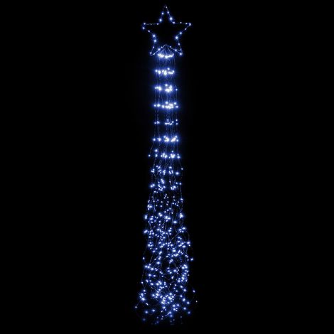 Stella Cometa Albero di Natale Puntale Cascata Illuminazione Led Natalizia (1/5)