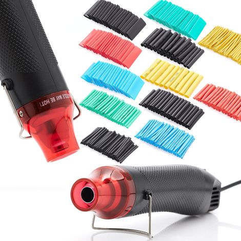 Mini pistolet à air chaud 300 W + tubes 510 (1/5)