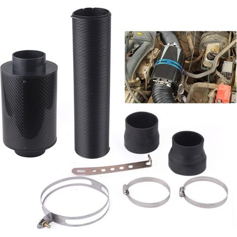 Car modification parts: air intake box, air filter, mushroom-shaped air intake, carbon fiber air box (1/5)