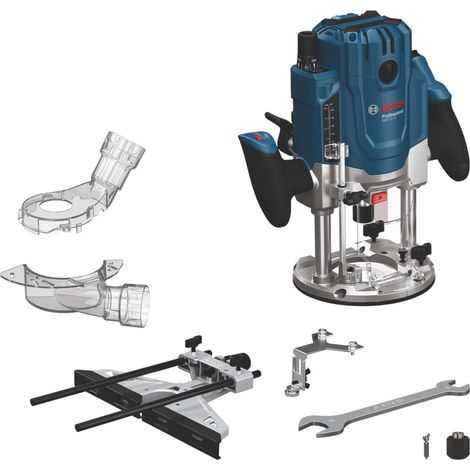 Bosch GOF 20-12 Oberfräse 2000 Watt 8 / 12 mm ( 0601627220 ) + Zubehör