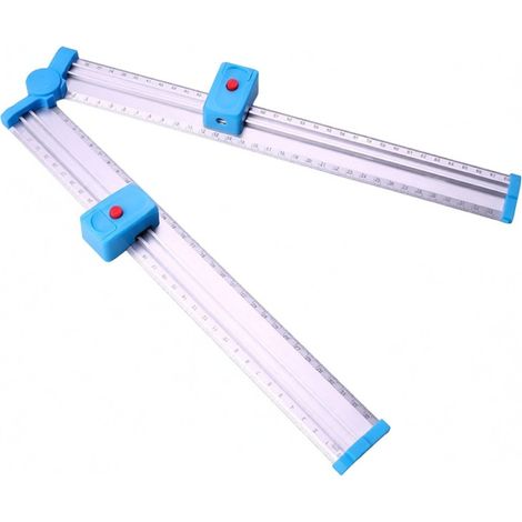 Irovami Règle métal niveau bulle – 680mm extensible – Idéal pour tableau, construction, carrelage (1/5)