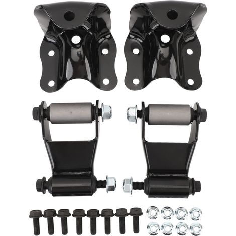 Kit de réparation de supports de suspension de manilles à ressort à lames arrière, en acier haute résistance 722-001 pour B2500 B2300 B3000 B4000. (1/5)