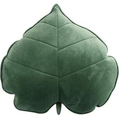 Leaf Plant Decorative Pillow, 3D Plush Toys, Birthday Gifts, Decorative Pillow (Green, 13cm) (1/5)