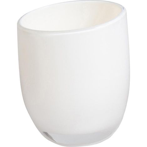 Tatkraft Porta bicchiere bianco compatto per bagno