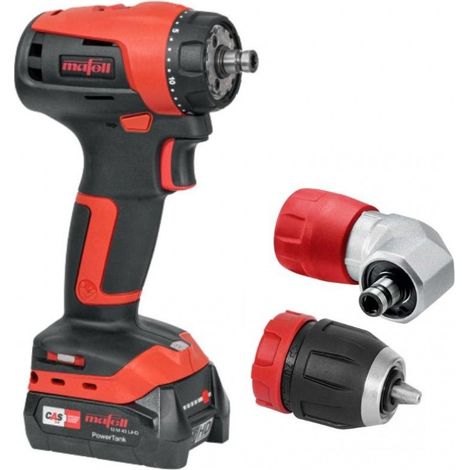 Mafell – Perceuse-visseuse 12V 4 Ah LiHD avec 2 batteries – Moteur Brushless pour perçage rapide – Coffret T-MAX inclus (1/5)