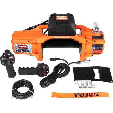 6.123 kg SL Original Orange 12-V-Winde. Kein Seil, keine Seilführung. Drahtlose Fernbedienungen.