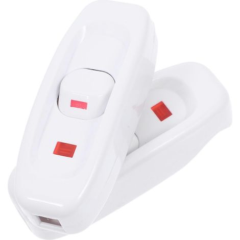 Interrupteur filaire durable avec voyant lumineux, adapté à l'éclairage domestique, lot de 2. (1/5)