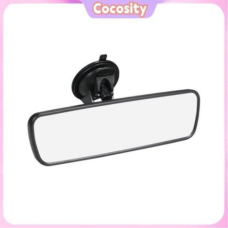 Cocosity rétroviseur pour voitures Rétroviseur à ventouse, rétroviseur grand Angle pour voitures, moto kit bordure noir-beige Noir (1/5)