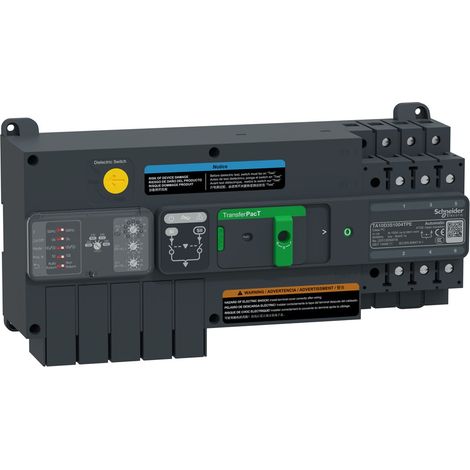 Interruptor rotativo SCHNEIDER TA10 100A 400V 3 polos, marco 100A.