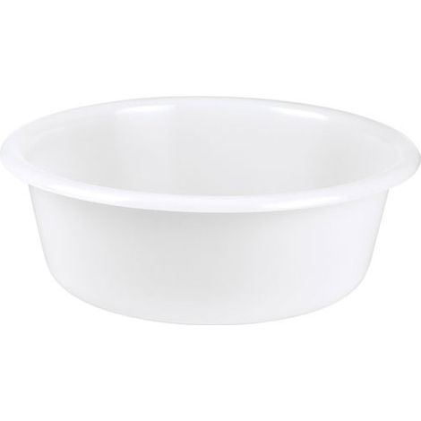 ALUMINIUM ET PLASTIQ - Cuvette ronde 32cm 5l blanc alimentaire