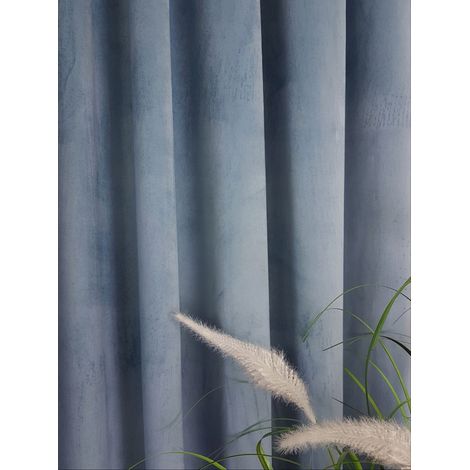 Tenda di velluto - blu parigino (1/5)