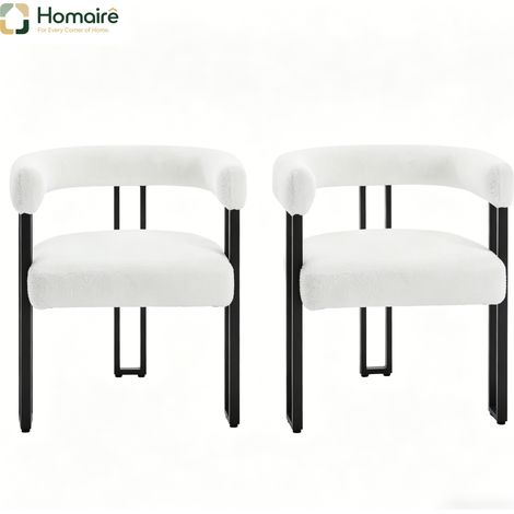 Samt-Gartenstuhl mit Armlehnen 61,5 x 53 x 72 cm HOMAIRE (1/5)