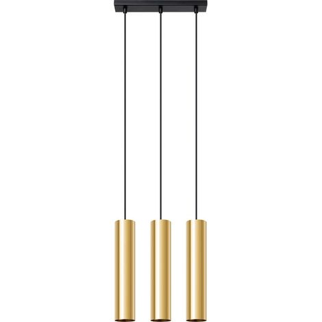 LAGOS 3 GU10 Hängelampe Goldglanz SOLLUX SL.1201 (1/5)