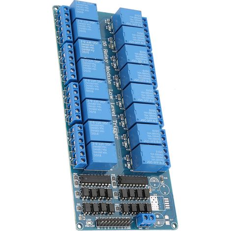 Neues 16-Kanal-5V-Relaismodul mit Optokoppler-Schutzrelais-Erweiterungsplatine zur Optokoppler-Isolation (1/4)