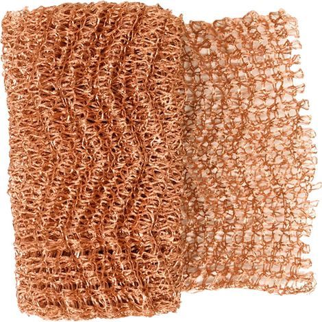 La vapeur de petit pain de maille de cuivre filtre le fil tricoté par preuve de piège d'escargot de 12.7cmx6m (1/5)