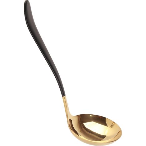 Accueil 304 Cuillère ronde de cuisine en acier inoxydable Cuillères à soupe Vaisselle Outils de cuisine
