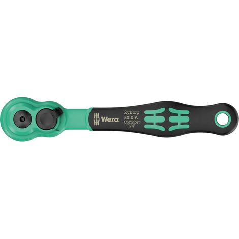 Wera 8010 A Cliquet cyclope métrique 1/4, 1/4 (6.3 mm) 05005600001 (1/4)