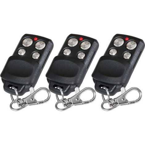 Lot de 3 télécommandes de rechange à code tournant 433.33 MHz Lot de 3 télécommandes de rechange de qualité supérieure. (1/5)