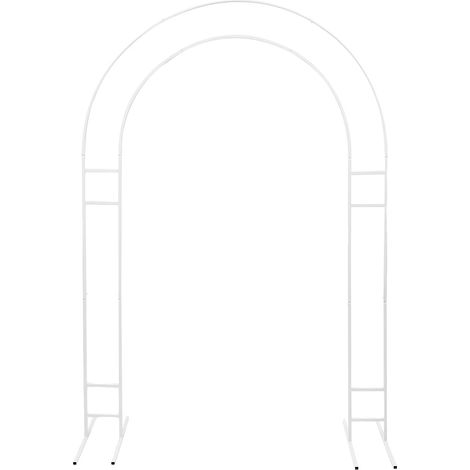 Soporte para arco, estructura metálica, diseño duradero, BLANCO (1/2)