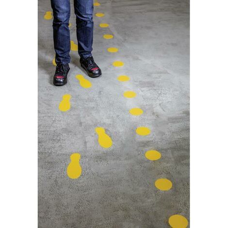 Marquage au sol Durable 90x240 mm antidérapant jaune (1/3)