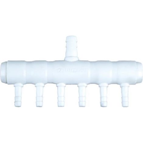 Multi Diviseur Plastique 6 Sorties Pour Aérateur & Pompe à Air Bassin & Aquarium