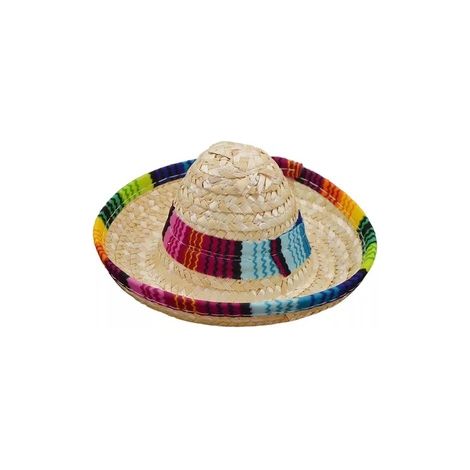 Lot de 10 chapeaux fête animaux – Petit chapeau paille bord, accessoire décoratif chien chat (1/5)