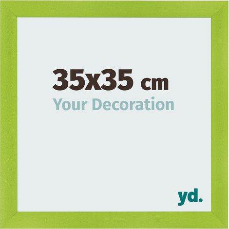 yd. - Cadre photo 35x35 - Vert - MDF - Pisa (1/5)