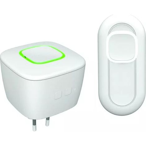 Kit carillon sans fil modèle Cube 200 m - SMARTWARES - Version sur secteur