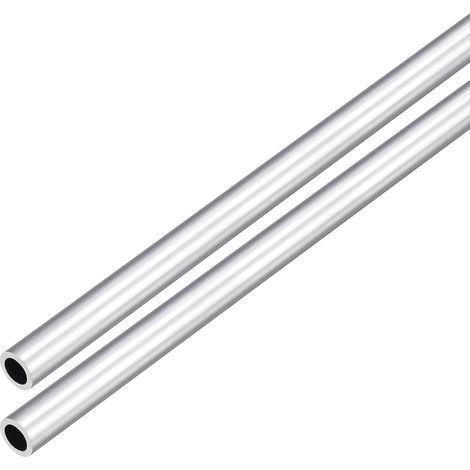 Tube Rond Aluminium 6063 - Lot de 2 - 8mm x 6mm x 200mm - Résistant Corrosion - Pour Cadre Machine Et Projet DIY (1/5)