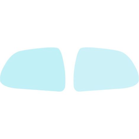 Lámina protectora transparente para el espejo retrovisor del Tesla Model 3, antilluvia, antivaho y antirreflejos.
