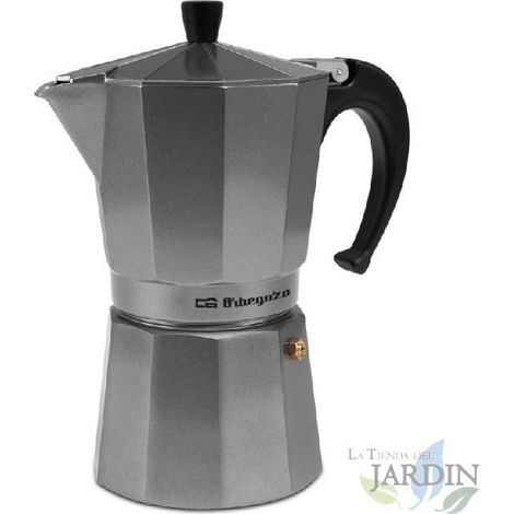 Caffettiera in alluminio argentato Caffettiera italiana da 9 tazze per piani cottura a induzione Macchina per espresso Ada