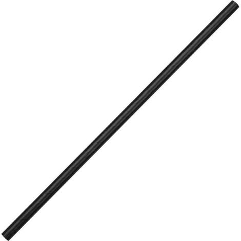 Paille Biodégradable Noire En Papier - Lot de 250 - Fiesta Green (1/5)