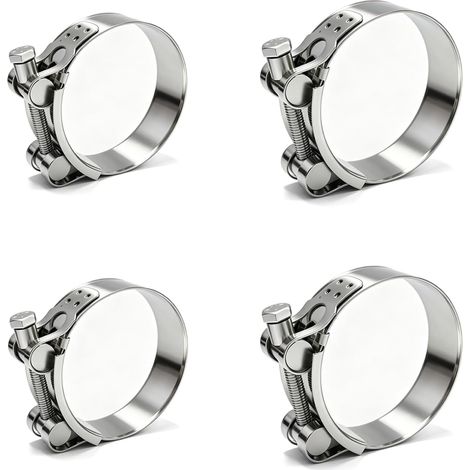 Stainless Steel Hose Clamp Set of 4 - Range of (1/5)