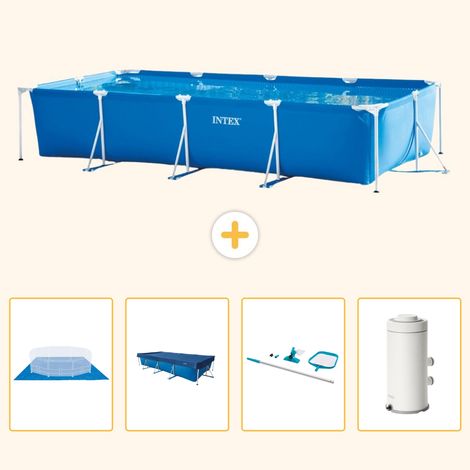 Intex Piscine Tubulaire Rectangulaire - 450x220x84 cm - 5-pièces S119 (1/5)