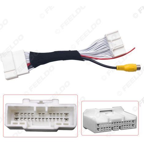 Compatible with the original Toyota Hilux reversing camera conversion cable, reversing cable, rear view adapter cable (1/4)