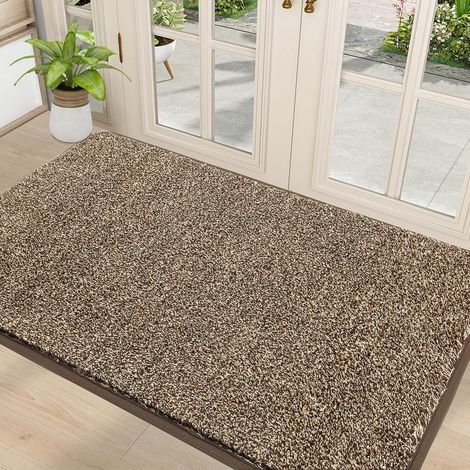1 Tapis Entree 90x150 Cm, Antiderapant Caoutchouc Tpr, Absorbant Eau Paillasson Interieur Exterieur Pour Maison (1/5)