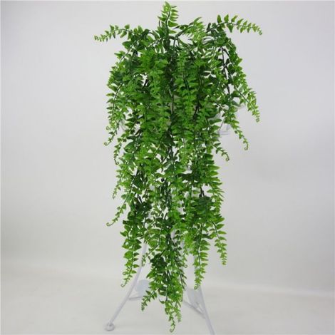 Fougère Artificielle Suspendue - Décoration Murale - Longueur 82 cm - Plastique (1/5)