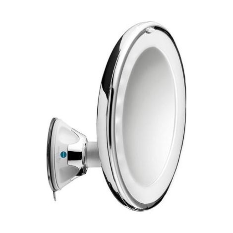 Macom 224 espejo para maquillaje Cromo, Blanco