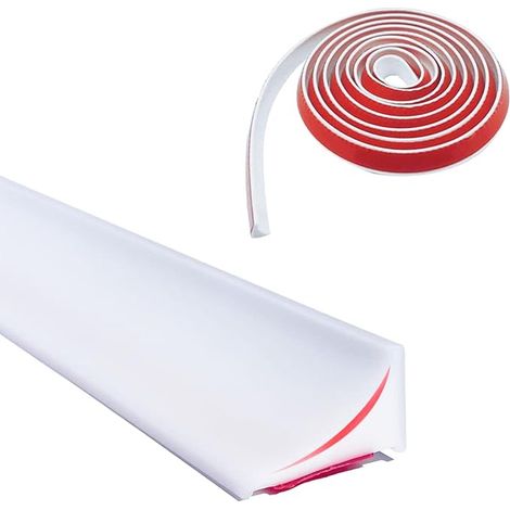 Joint Porte de Etancheite Douche Joint Plan de Travail Cuisine Barriere de Joint Porte Douche Maintient L'Eau Dans Le Seuil Séparation Humide Et Sèche (1/5)