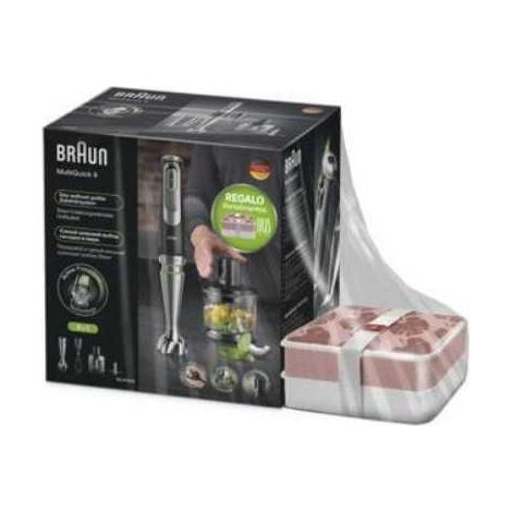 Batidora BRAUN MQ9135XI + IRIS BENTO 1.   Batidora de Mano, 200W