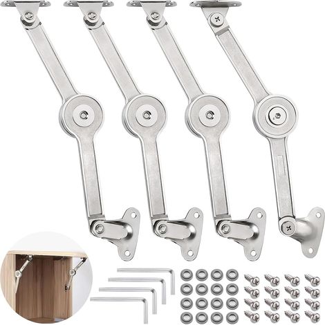 bisagras de soporte para tapa, bisagras de cierre suave ajustables de 0 a 110° con tornillos y llave Allen. (1/5)