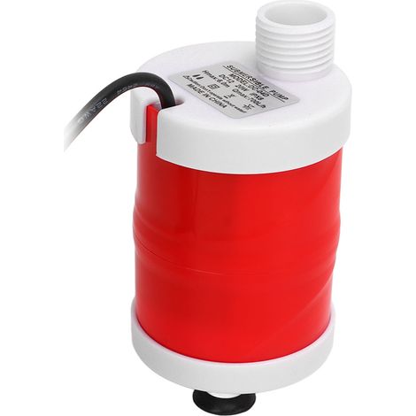 Pompe à eau submersible étanche à haut débit (700 l/h, 20 W, 12 V CC) pour camping-car et maison (1/5)