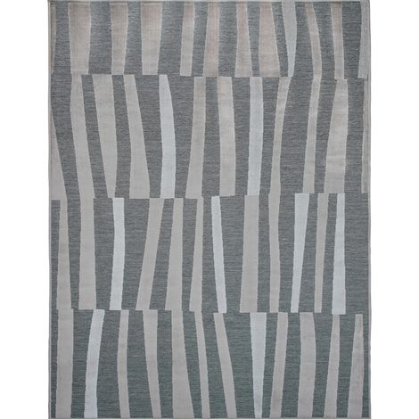 URBANO LIGNES - Tapis à relief moderne marron 160x230 (1/5)