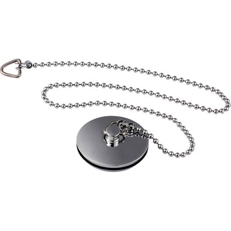 Nuie Chrome Bath Plug and Ball Chain - E315 (1/2)