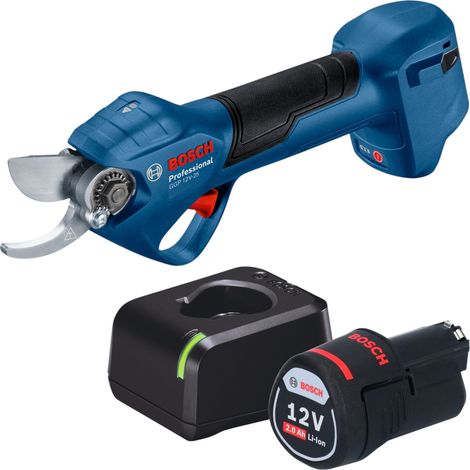 Sécateur sans fil Bosch GGP 12V-25 12 V 25 mm sans balais + 1 batterie 2,0 Ah + chargeur (1/5)