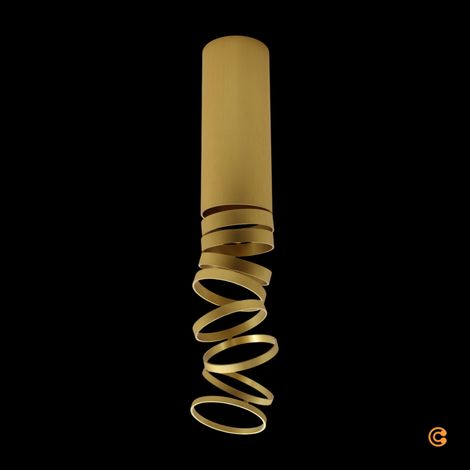 [NEUWERTIG] B-Ware Decomposé Deckenleuchte Gold Deckenlampe Leuchte Wohnzimmerlampe E27 Deckenlampe